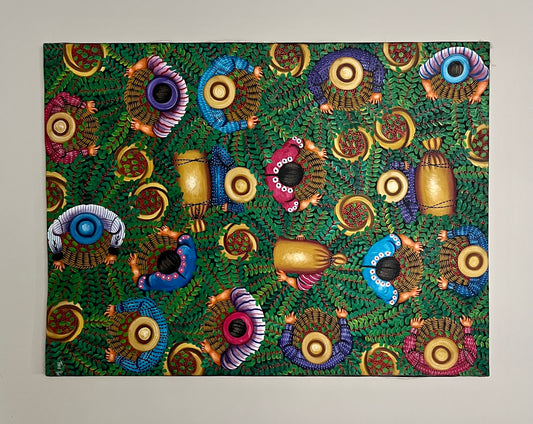 Cosecha de café (verde)