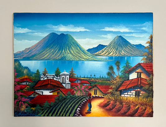 Pueblos con techos rojos